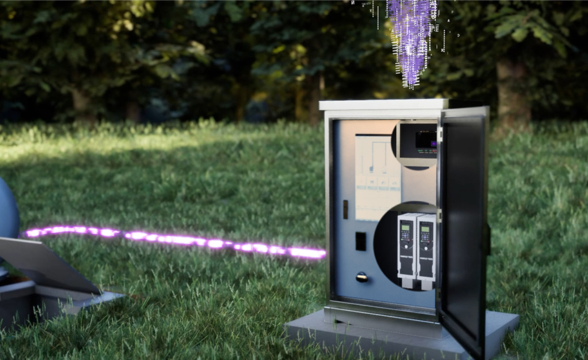 WaterWorksX monitoring equipment installed in the field